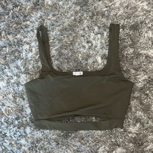 Garage Cut Out Crop Top